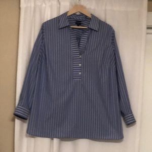 Talbots Women’s Plus Popover Blouse